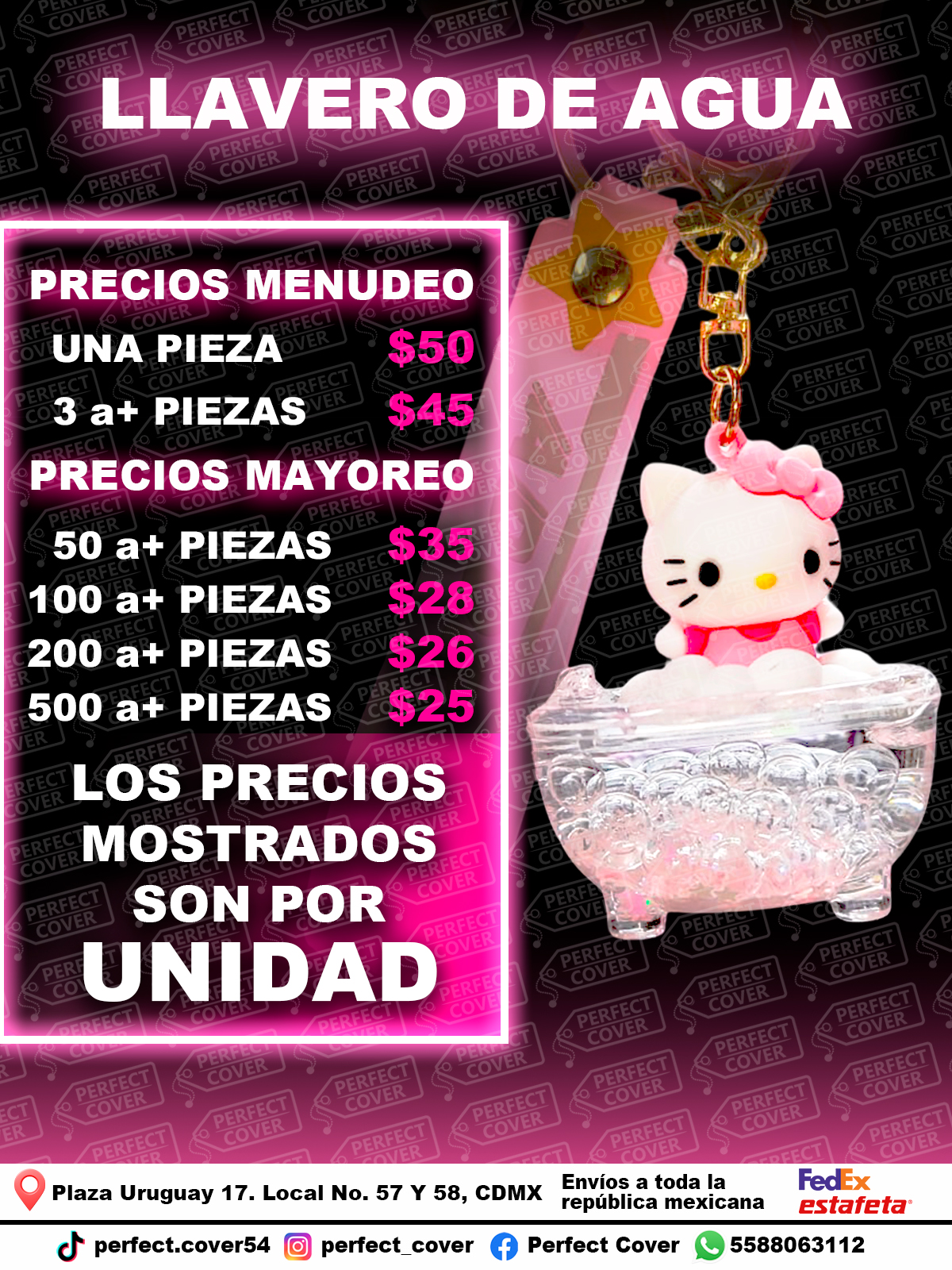 LLAVERO DE AGUA